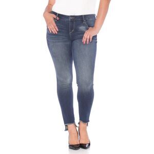 Slink Curvy Frayed Ankle Skinny Jeans 14